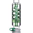 Бонг Phoenix Freezable Precooler Tree Arm Green