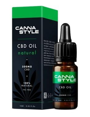 CBD масло CannaStyle 500мг. (5%) 10мл.