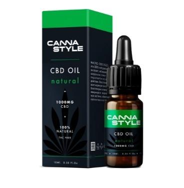 CBD масло CannaStyle 1000мг. (10%) 10мл.