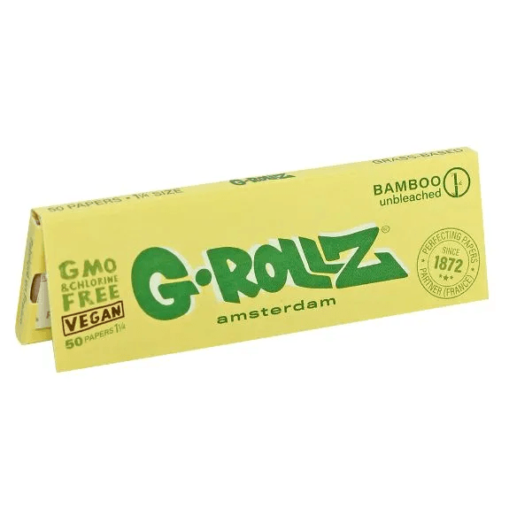 Бумажки G-ROLLZ | Bamboo 1¼ неотбеленные