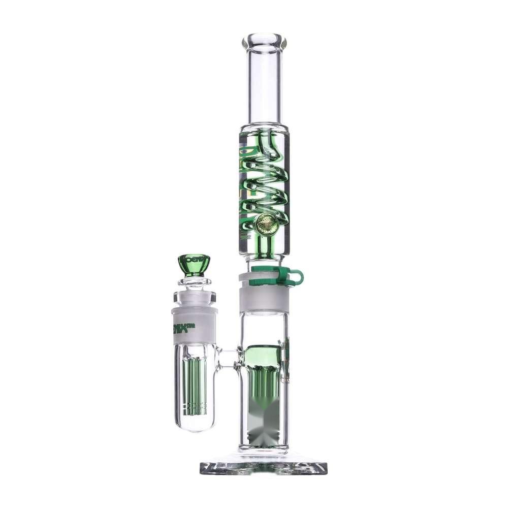 Бонг Phoenix Freezable Precooler Tree Arm Green