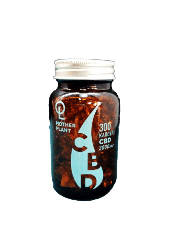 Масло CBD в капсулах (300 капсул по 10 мг), Motherplant