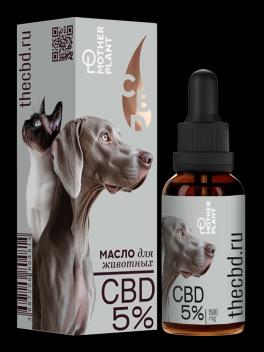 Масло КБД "Изолят" MotherPlant для животных 5% (1500мг), 30 мл